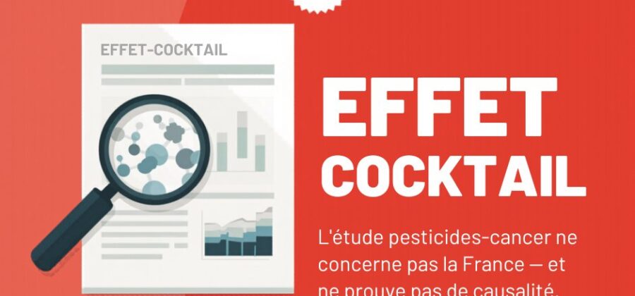 Non, l’étude pesticides/cancer ne concerne pas la France — et elle ne prouve pas de causalité